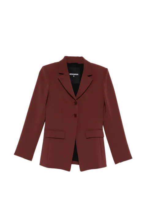 Patrizia Pepe slim tailored blazer Red 8S0559A6F5B861