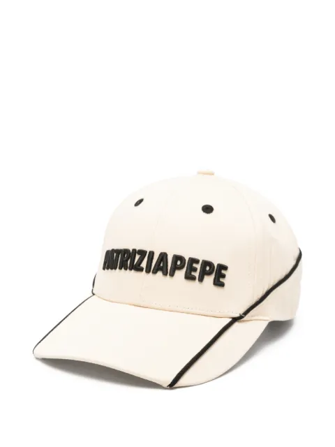 Patrizia Pepe contrasting embroidery baseball cap Neutrals 8F0111AB01