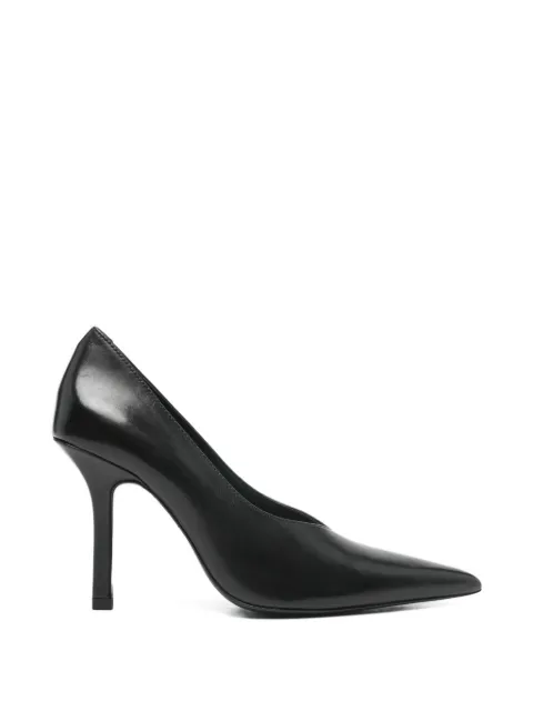 Patrizia Pepe leather heeled pumps Black 8Z0106L048K103
