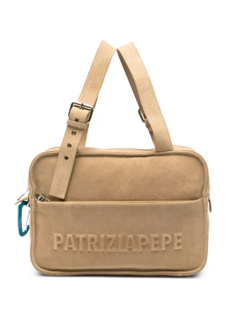 Patrizia Pepe (IM)Perfection embossed suede tote bag Neutrals 2B0125L152B880