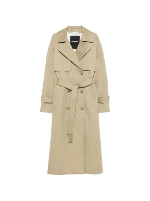 Patrizia Pepe cotton trench coat Neutrals 8O0234A689