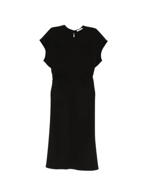 Patrizia Pepe crew-neck midi dress Black 8A1594A701
