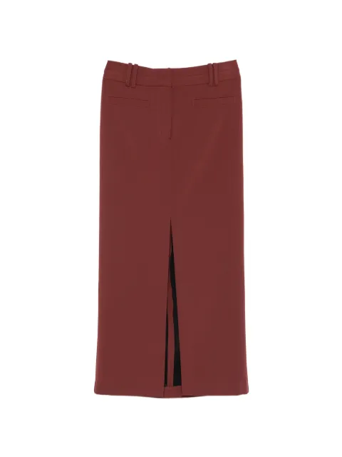Patrizia Pepe logo-detail midi skirt Brown 8G0515A498B861