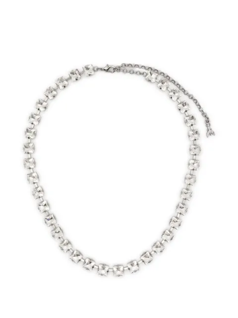 Patrizia Pepe logo-detail choker necklace Silver 8J1398M032