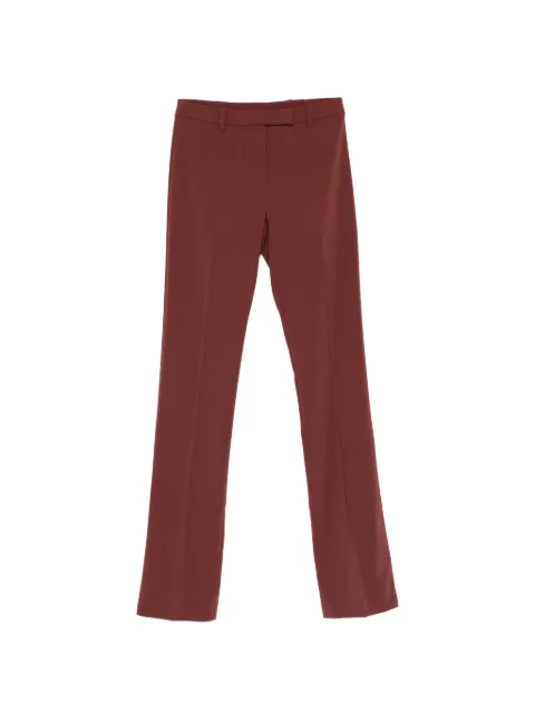 Patrizia Pepe slim crepe trousers Red 8P0781A6F5