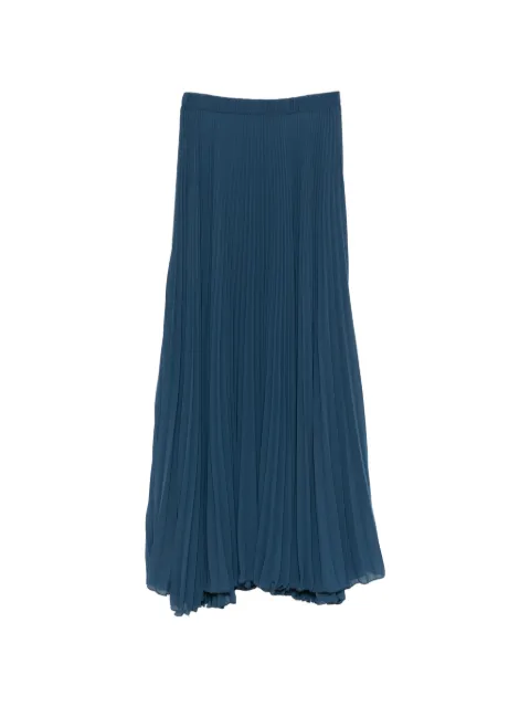 Patrizia Pepe pleated maxi skirt Blue 8G0537AD08CA97