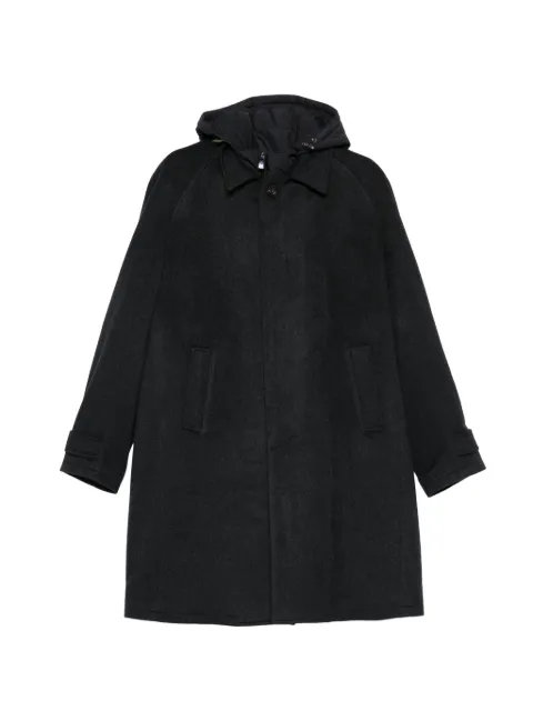 Corneliani hooded pocket coat Grey 2615962612287