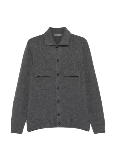 Corneliani button-fastening pocket shirt Grey 26M5772625112