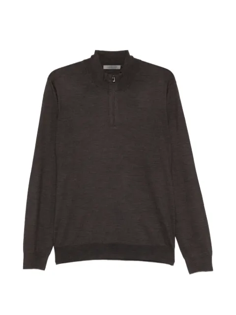 Corneliani zip sweater Brown 26M5242625126