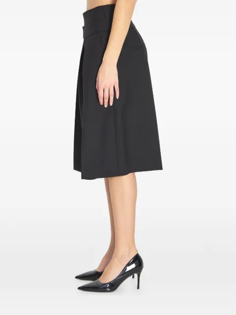 Chloé double-belt pleated shorts Black CH26SSH01164