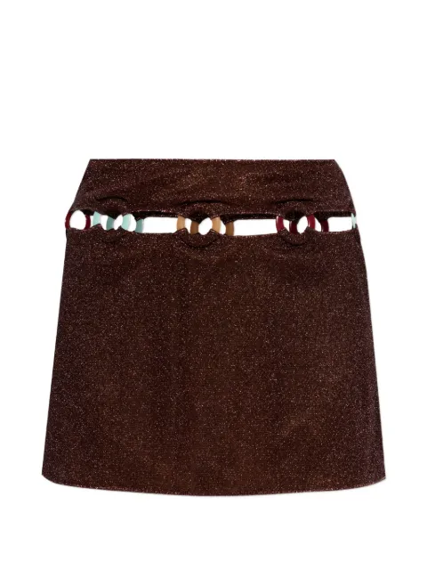 Oséree cut-out mini skirt Brown ASS261