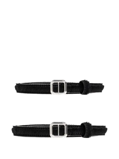 Lié Studio Georgia buckle belt Black THEGEORGIASLIMBELT1140