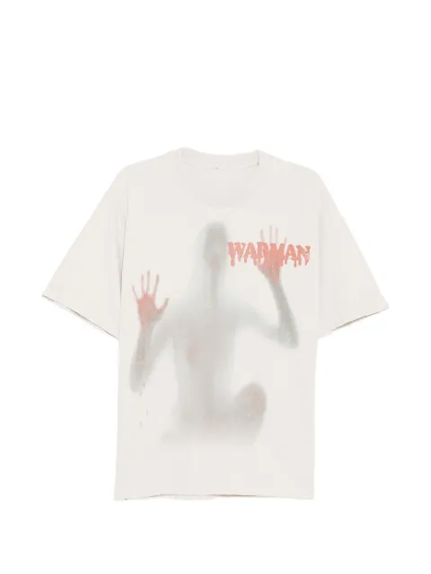 WARMAN graphic-print T-shirt Neutrals WM5035
