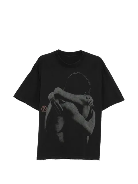 WARMAN graphic T-shirt Black WM5014