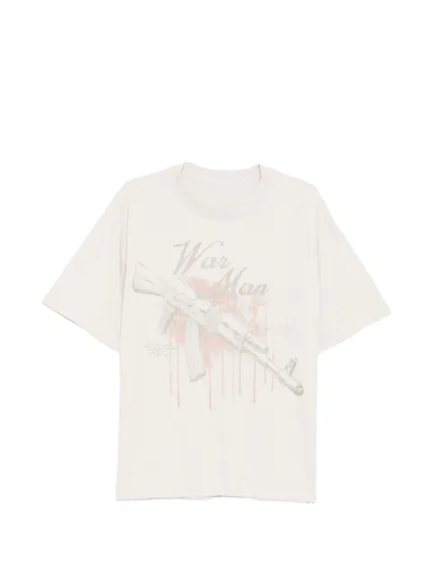 WARMAN printed T-shirt Neutrals WM5042