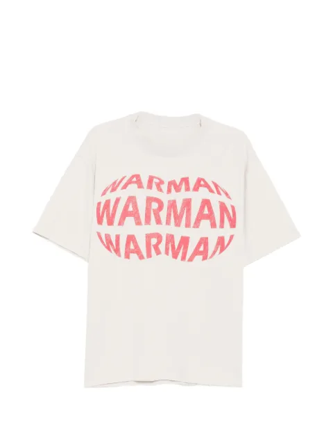 WARMAN printed T-shirt Neutrals WM5044