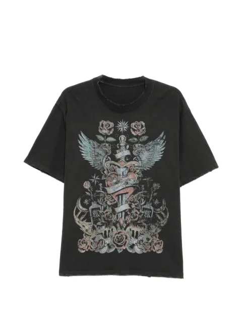 WARMAN graphic-print T-shirt Grey WM5012