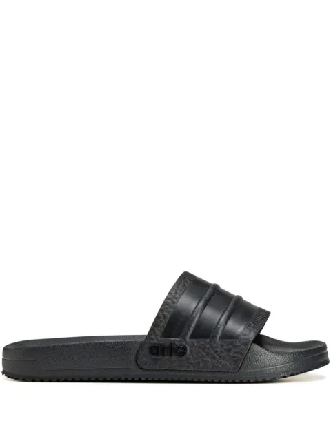 adidas x Arte striped slides Black IH4682