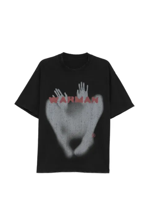 WARMAN graphic-print T-shirt Black WM5016