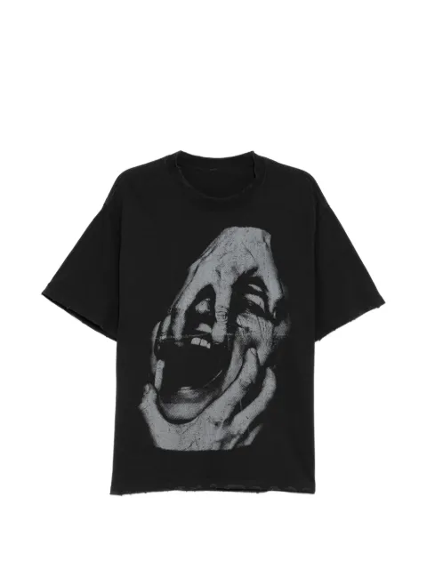 WARMAN graphic-print T-shirt Black WM5026