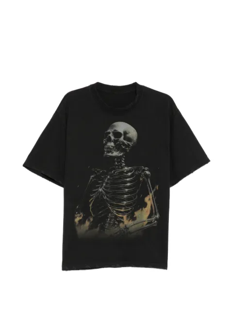 WARMAN skeleton printed T-shirt Black WM5017