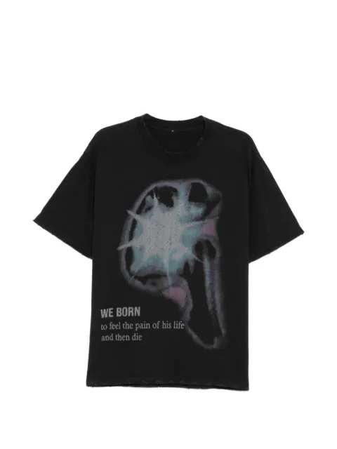 WARMAN graphic-print T-shirt Black WM5028