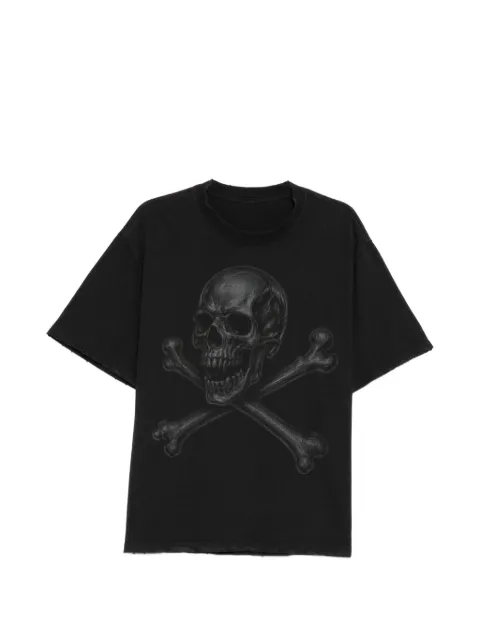 WARMAN skull printed T-shirt Black WM5024