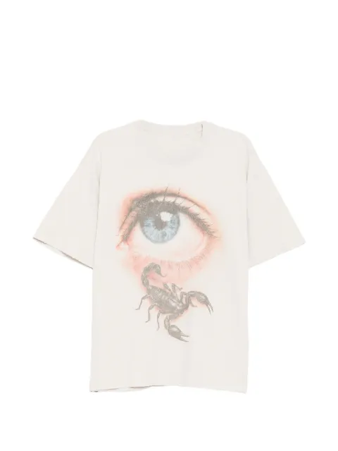 WARMAN eye graphic T-shirt Neutrals WM5038