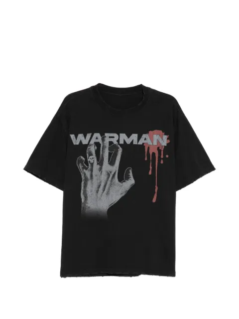 WARMAN graphic-print T-shirt Black WM5025