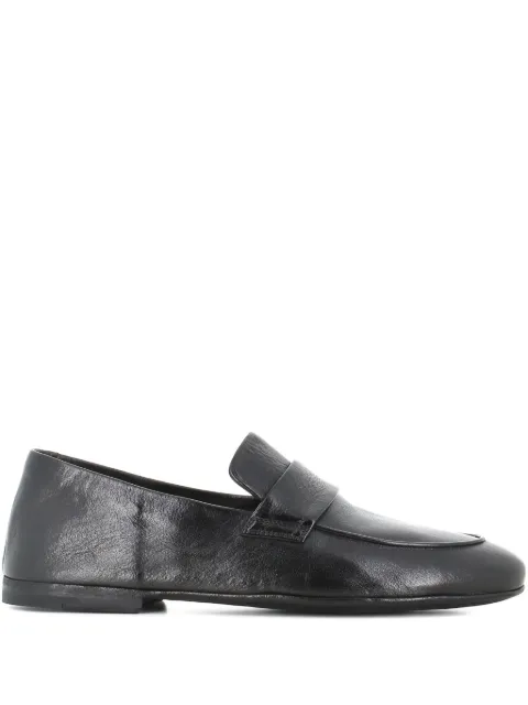 Officine Creative strap-detail loafers Black OCUAIRD001IGNIS1000