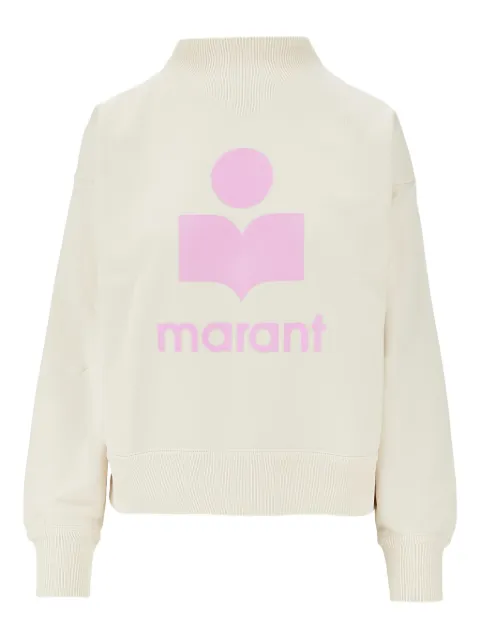 MARANT ÉTOILE Moby logo-detail sweatshirt Neutrals SW0003FAD1M04EECPK