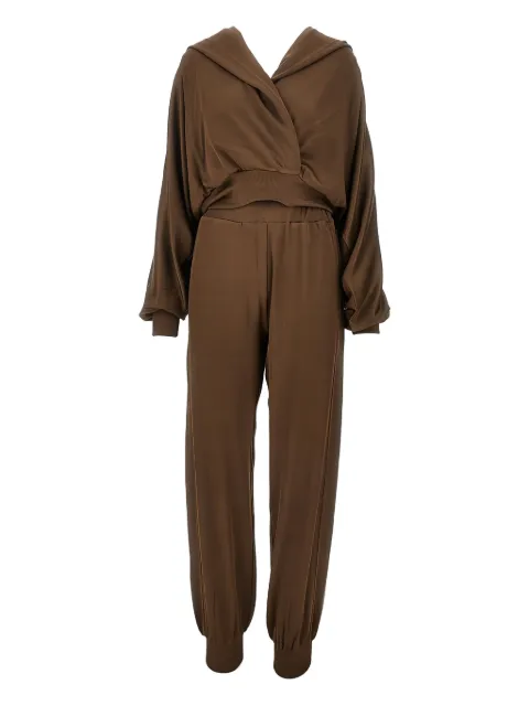 THE ANDAMANE Grace trousers set Brown T196490ATJV155605