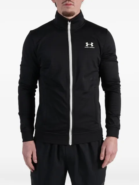 Under Armour zip-up logo-print sport jacket Black 1329293002BLK