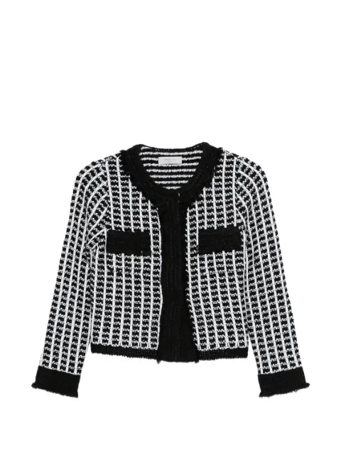 Charlott frayed jacket Black 789400