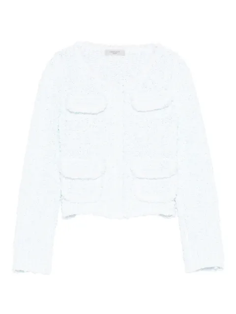 Charlott frayed jacket Blue 790900