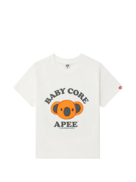 A BATHING APE® graphic short-sleeve T-shirt White 00CCSL702306L
