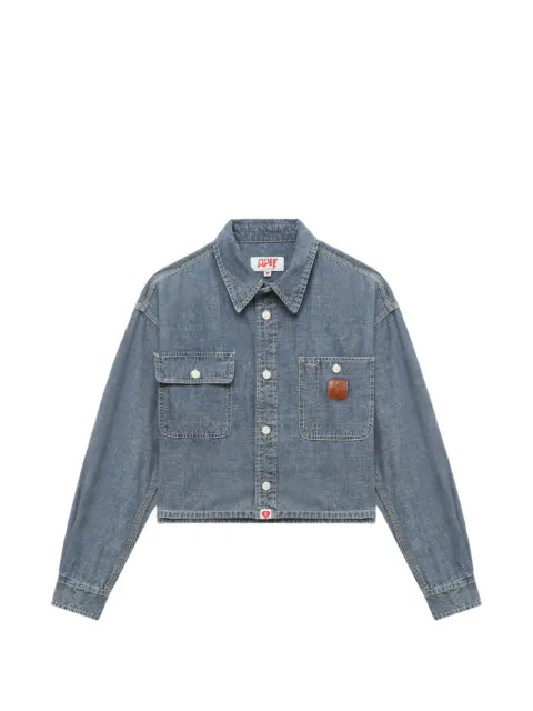 A BATHING APE® patch-pocket shirt Blue 00CSHL702303L