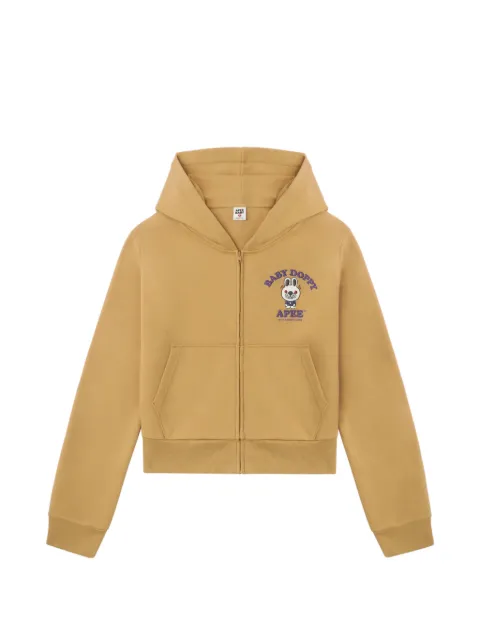 A BATHING APE® logo hooded top Neutrals 00CZPL702306L