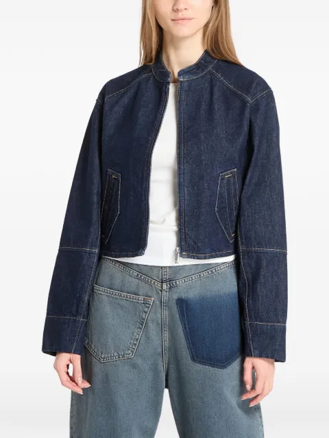 Calvin Klein zip-up denim jacket Blue LV047E731GN8D