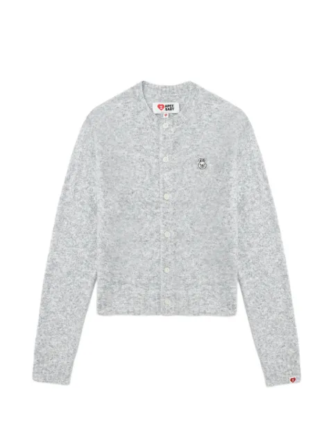A BATHING APE® Baby Doppy buttoned cardigan Grey 00CKNL702310L