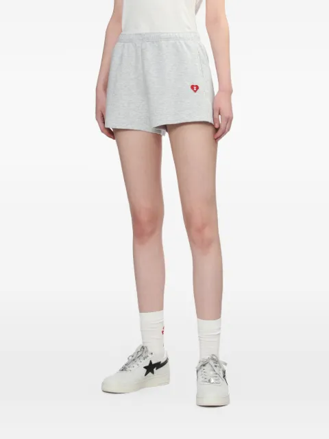 A BATHING APE® embroidered drawstring shorts Grey 00CSPL702302L