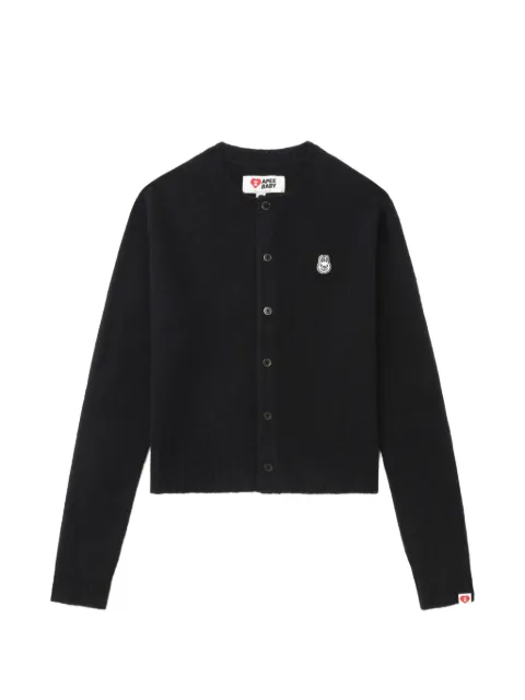A BATHING APE® Baby Doppy buttoned cardigan Black 00CKNL702310L