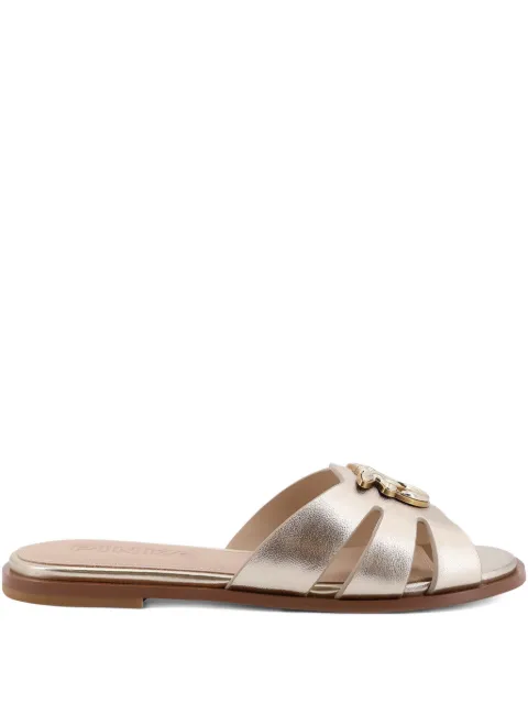 PINKO cut-out-detail sandals Gold SD0463P049