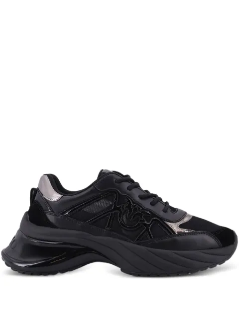 PINKO Love Birds logo sneakers Black SS0135P142