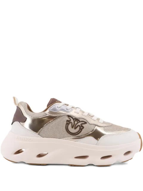 PINKO logo-appliqué sneakers Neutrals SS0167P144