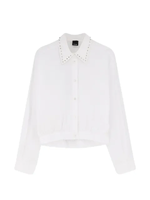 PINKO cropped shirt White 106277A31W