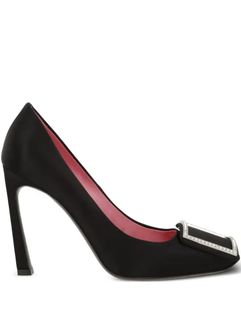 Roger Vivier Trompette rhinestone-detail pumps Black RVW40144010RS0B999