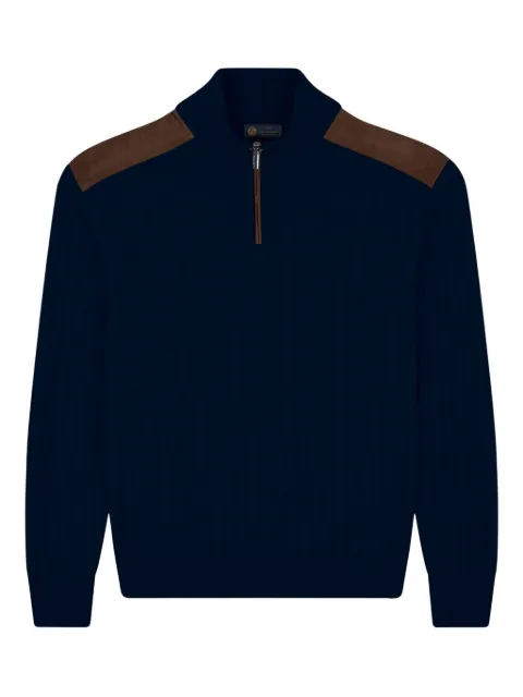 Paul & Shark half-zip sweater Blue 15311113050