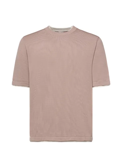 Eleventy crew-neck T-shirt Neutrals M76MAGM31MAG0M0152601