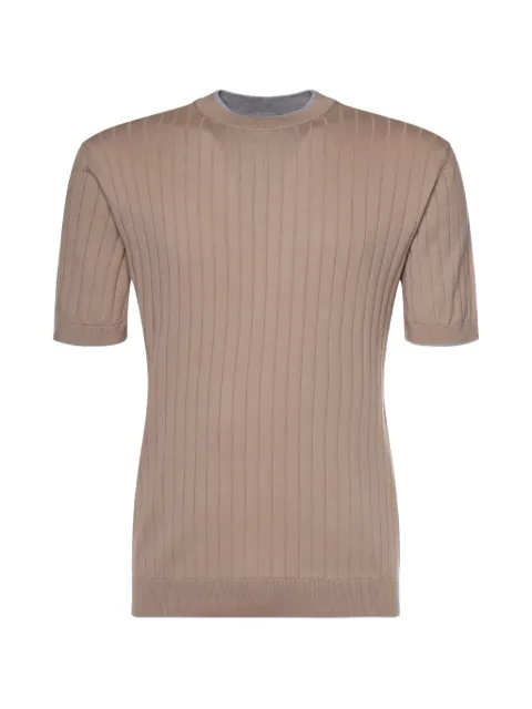 Eleventy ribbed T-shirt Neutrals M76MAGM64MAG0M041